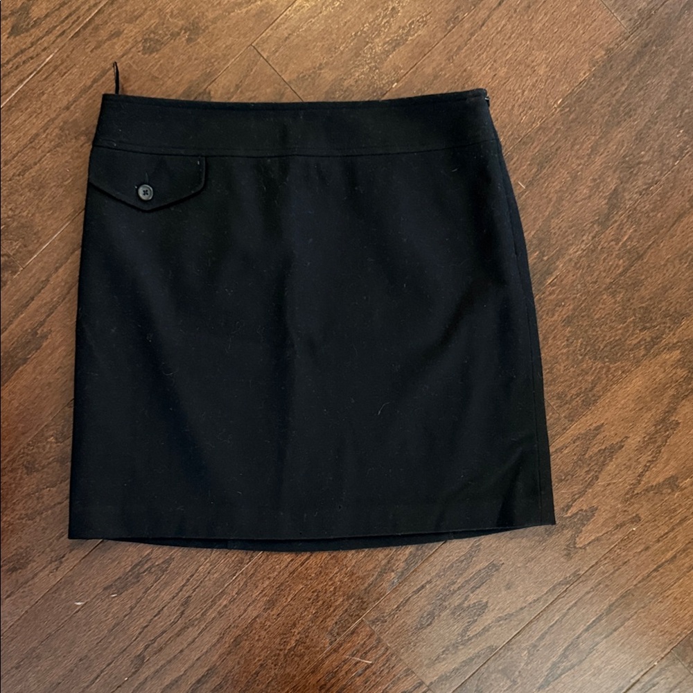 Banana Republic Black Wool Cashmere Blend Mini Skirt | Size 4